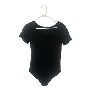 Black Short Sleeve Bodysuit
